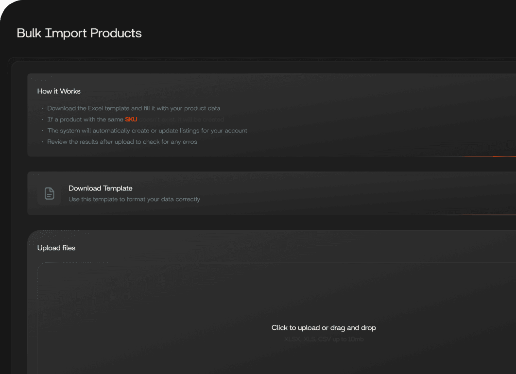 Control total para usuarios y compradores técnicos